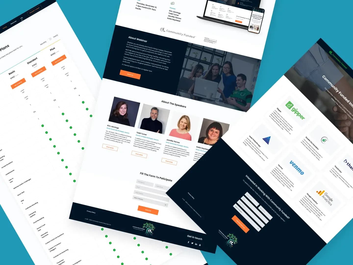 Comunity Founded interface screenshot 2